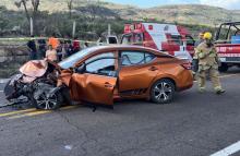 A pesar de que fue trasladado en helicóptero al Hospital Hidalgo, minutos después se informó su deceso