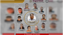 11 personas detenidas