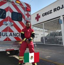 Daniel Montes Fabela, Coord. de Socorros de la Cruz Roja Mexicana en Aguascalientes 