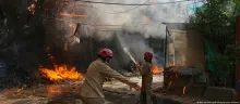 India: al menos 21 muertos y 11 heridos en un incendio
