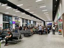 pasajeros en el aeropuerto