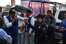 Leo Montañez entrega nueva patrulla en Municipio Libre