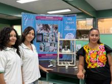 Alumnas de Aguascalientes crean prototipo para obtener agua a partir de la humedad del ambiente