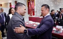 Harfuch y el fiscal de Michoacán