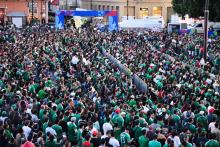 Miles acudieron al Gigante Fan Zone para ver triunfar al tricolor contra Chequia