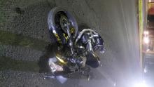 motociclista herido