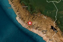 Otro terremoto, ahora en Perú; fue de magnitud 7.2