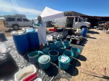 El narco en EE. UU: desmantelan laboratorio de drogas clandestino en Los Ángeles