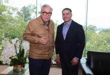Rubén Rocha Moya y Omar Garcia Harfuch