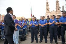 Leo Montañez inicia la difusión de su segundo informe y agradece a trabajadores municipales