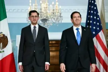 Roberto Velasco y Marco Rubio
