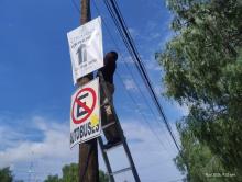 Municipio de Aguascalientes arranca con operativo de limpieza de publicidad irregular