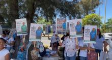 Manifestantes exigen justicia para Felipe 