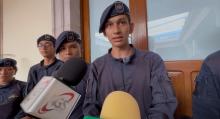 Cadete Aarón Hurtado Martínez, estudiante de Bachillerato Militarizado 