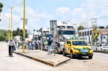 Anuncian cierres viales para el viernes por peregrinación de transportistas en Aguascalientes