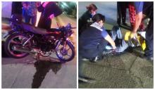 motociclista herido
