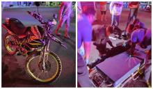 motociclista herido