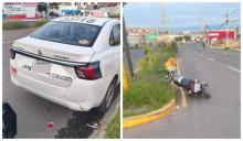 motociclista herido