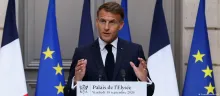 La agresividad de Rusia con Europa está aumentando, alerta el presidente de Francia