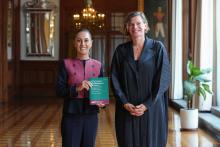 Claudia Sheinbaum y Mariana Mazzucato