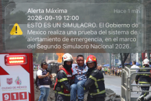 Segundo Simulacro Nacional 2026 en México: una persona con infarto y otra lesionada en CDMX