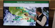 Se desarrolla la depresión tropical Diecisiete-E; hay alertas en Jalisco, Colima, Michoacán y Guerrero