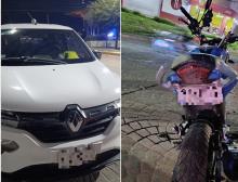 Motociclista lesionado 