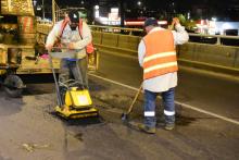 Anuncian bacheo nocturno en Aguascalientes capital, piden tomar rutas alternas