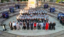 Leo Montañez encabeza ceremonia de graduación de 51 nuevos bomberos de Aguascalientes