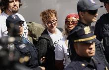 Susan Sarandon y Hannah Einbinder son detenidas tras manifestación contra Netanyahu