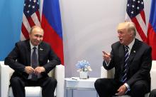 Donald Trump y Vladimir Putin 