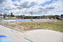 Entregan un nuevo parque en Pabellón de Arteaga