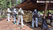Desmantelan cuatro laboratorios clandestinos con 10 toneladas de precursores y sustancias química en los límites de Michoacán y Guerrero