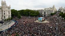 Continúan las manifestaciones en Madrid por el derecho a la vivienda