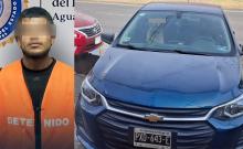 computadoras, joyas, aparatos electrónicos y hasta los documentos de un vehículo Chevrolet Onix, con el que presuntamente escapó después de cometer el robo