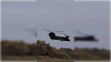 Avión accidentado en Bosnia