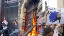 Vuelven a protestar por agua contaminada en Guadalajara; se registran petardos, incendios y disturbios