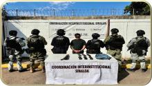 Detienen a "El Talibán" y una célula delictiva del Cártel del Pacífico en Sinaloa