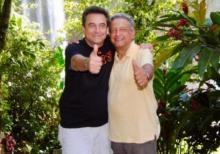 Pío López Obrador y AMLO