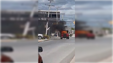 Quema de vehículos en Tamaulipas