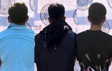 En la revisión les encontraron envoltorios con droga cristal y por ello fueron consignados ante la FGE