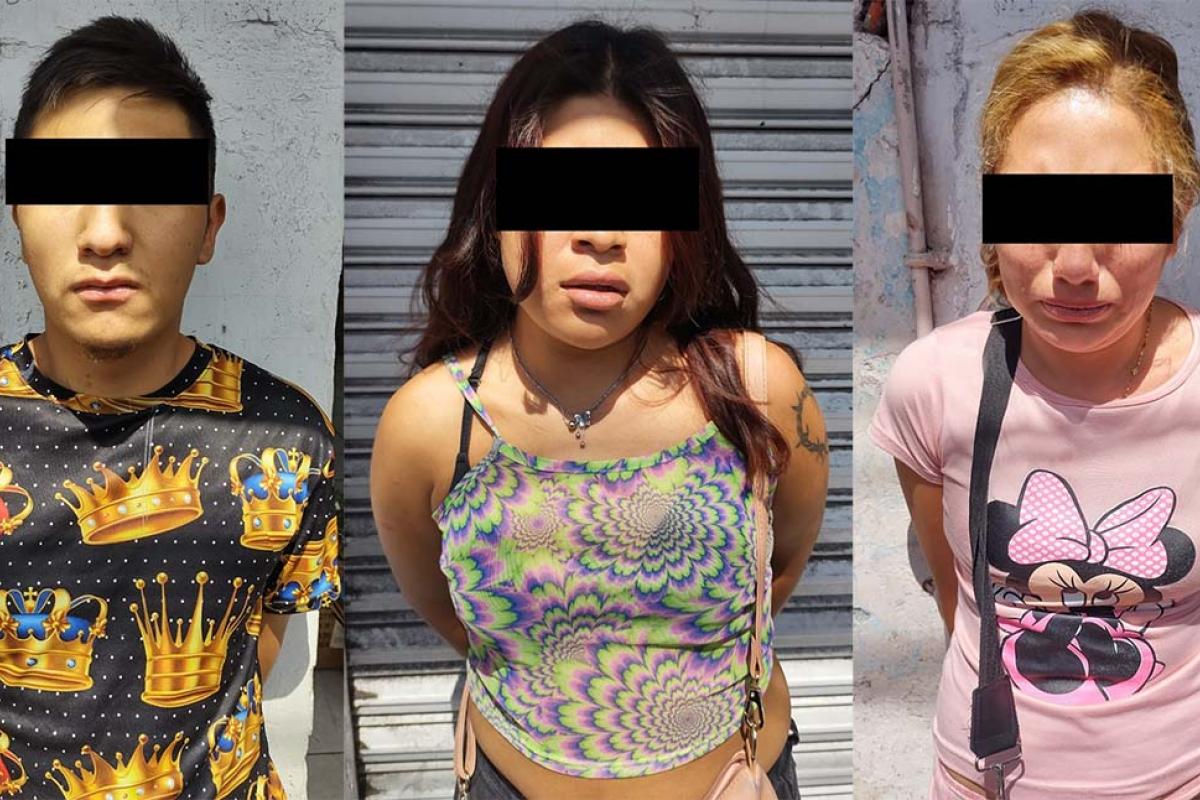 Capturan a 3 visitas de la CDMX que se robaron 93 celulares en la # ...