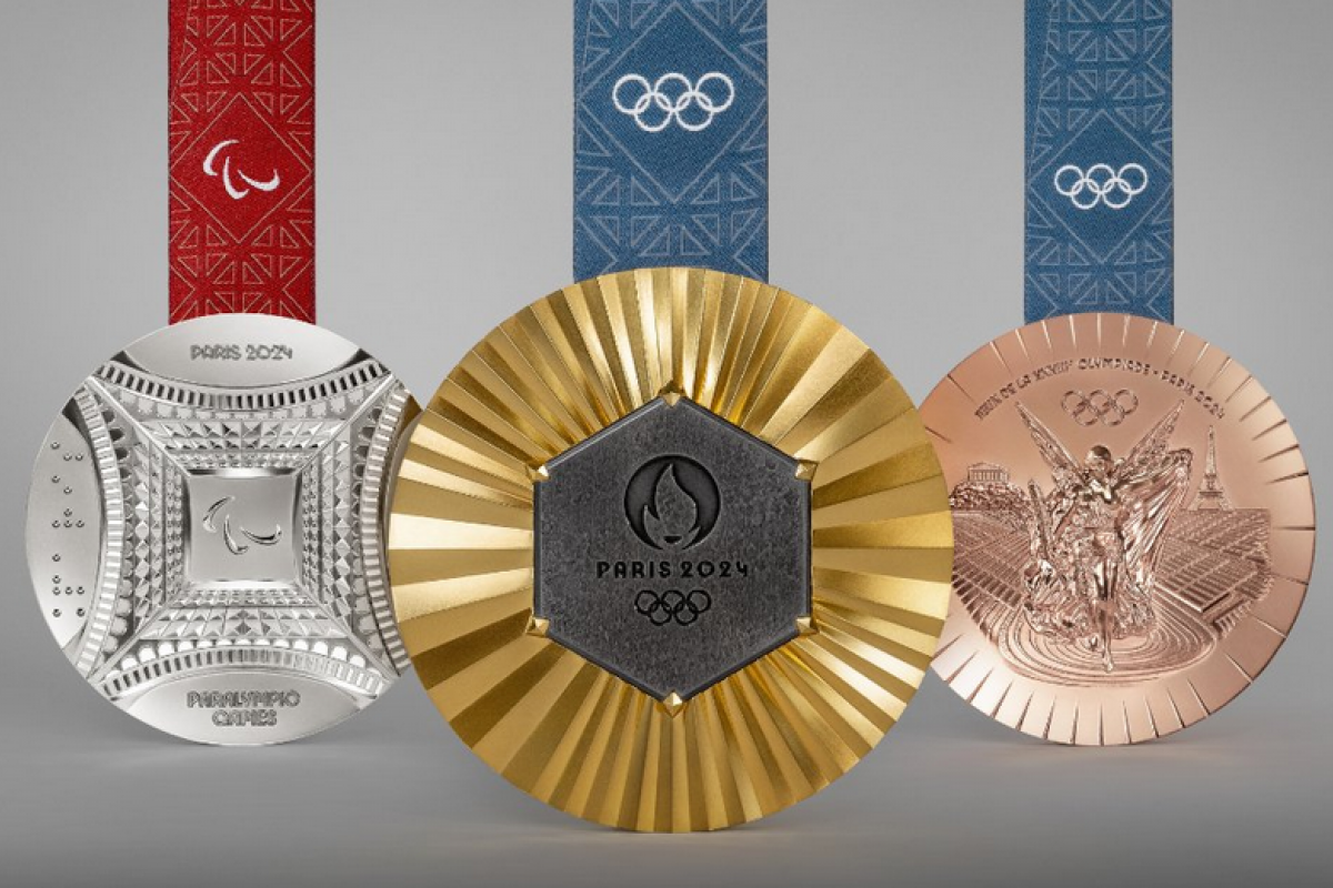 Presentan las medallas olímpicas y paralímpicas de París 2024 BI Noticias