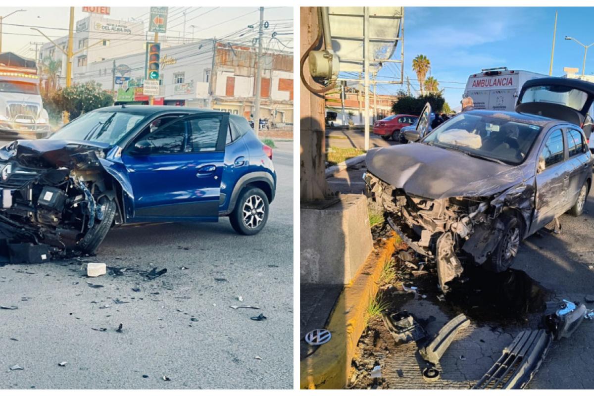 Auto se paso el semáforo en rojo y provoca accidente | BI Noticias