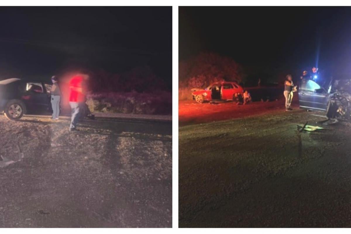 Choque frontal entre dos autos deja como saldo 7 lesionados | BI Noticias