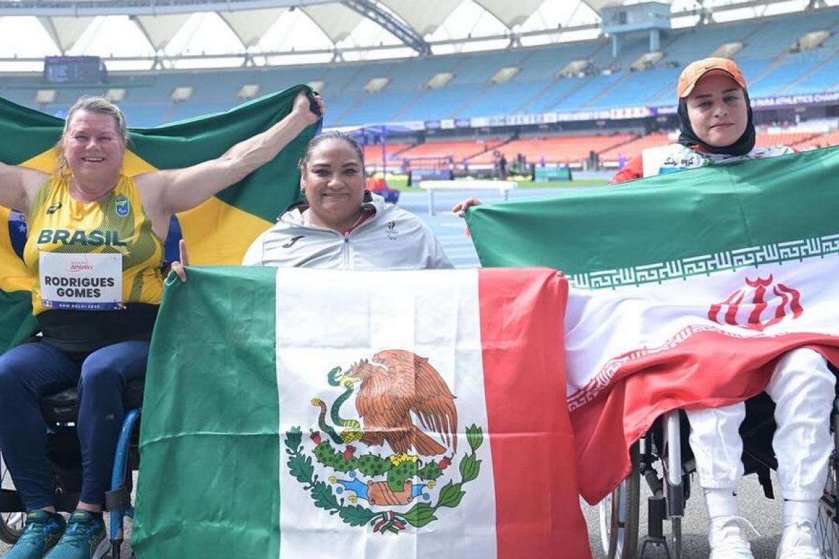 Medalla de oro; México se sube al podio en el Mundial de Para Atletismo ...
